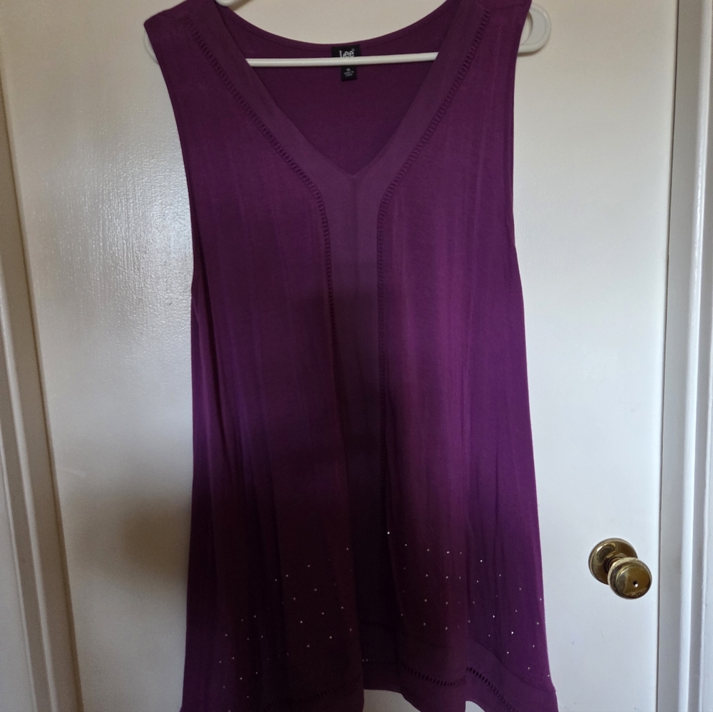 Lee Purple Sleeveless Women's Top